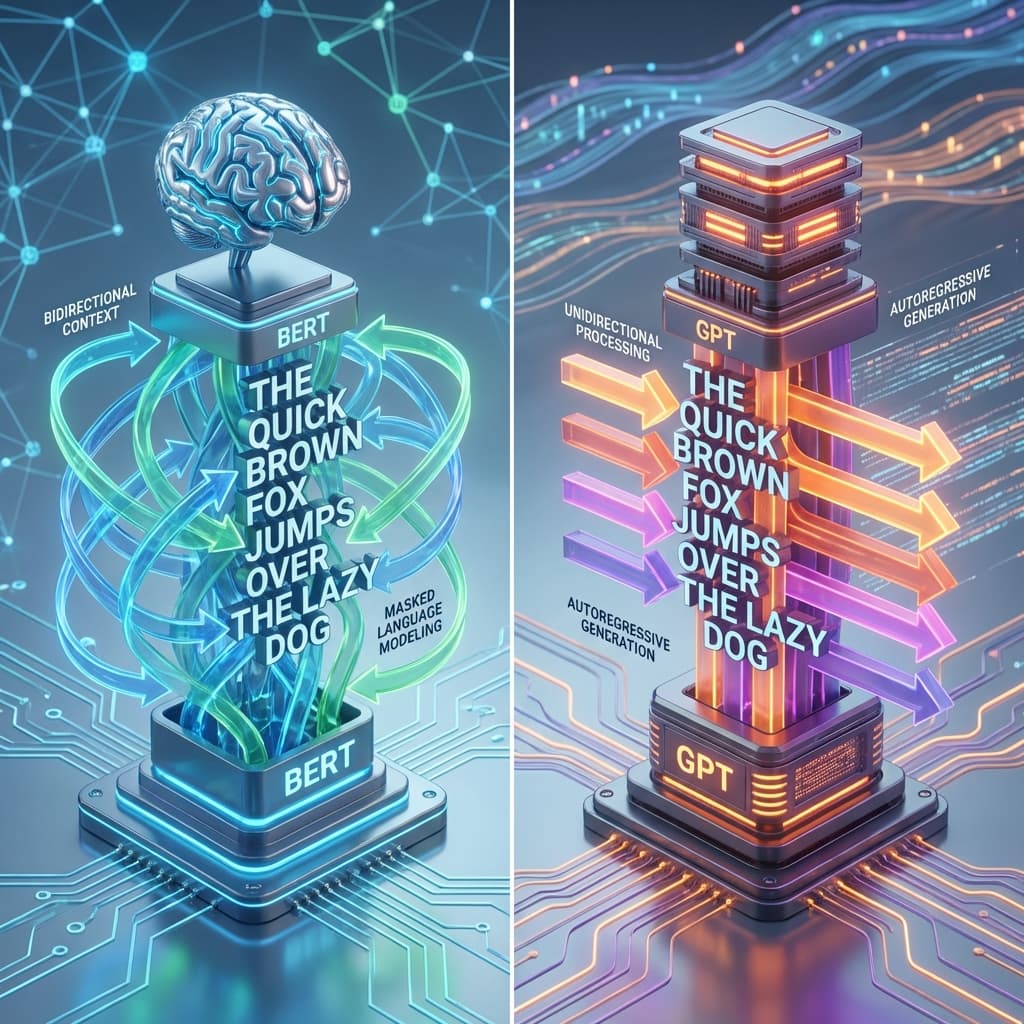 BERT vs GPT: 인공지능의 두 얼굴 (이해 vs 생성)