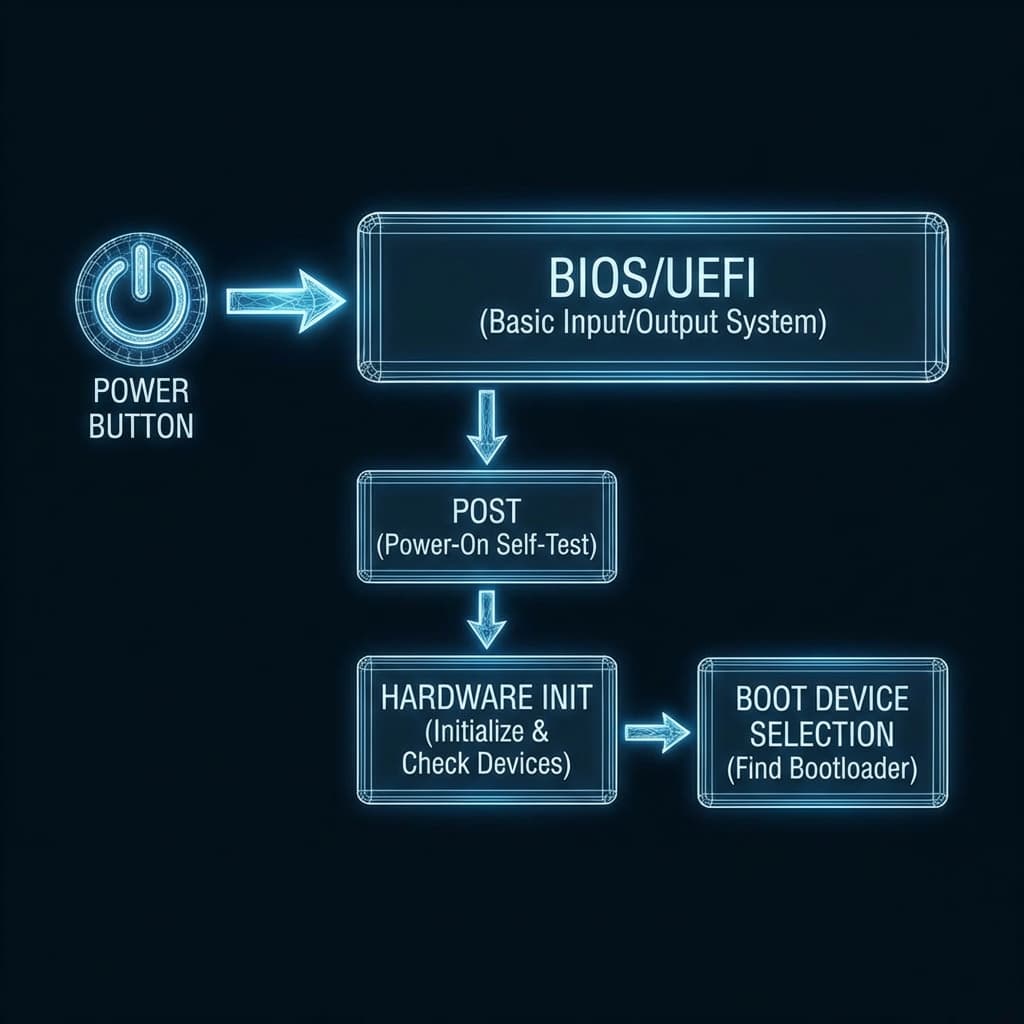 부팅 과정(Boot Process): 전원 버튼부터 로그인 화면까지