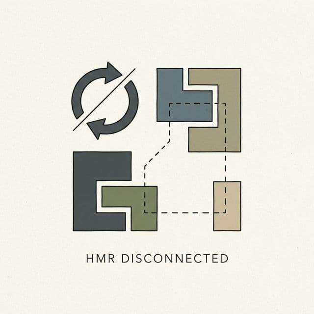 내 코드가 화면에 안 바뀐다: HMR 고장 수리기