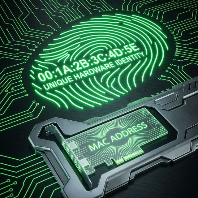 MAC 주소: 물리적 네트워크 식별자
