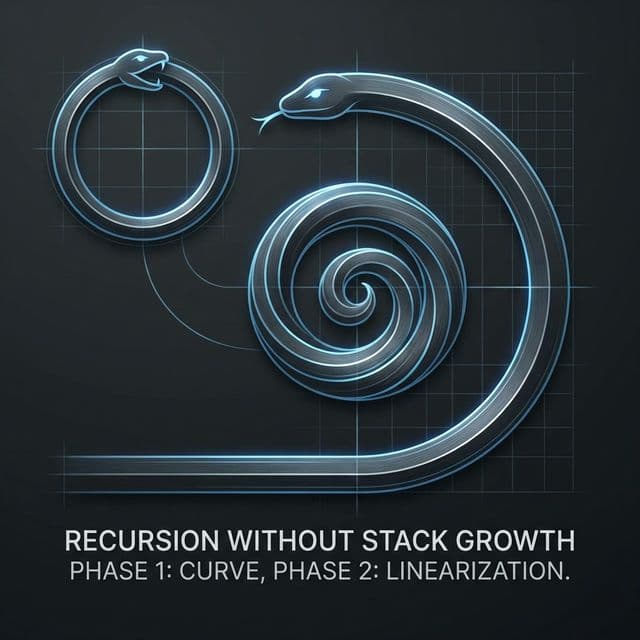 재귀함수가 스택 안 터지고 10만 번 도는 법 (Tail Call Optimization)
