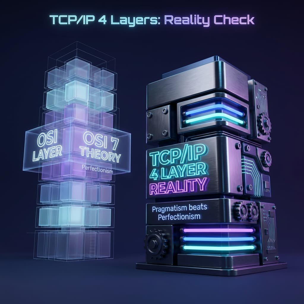 TCP/IP 4계층: OSI 7계층은 잊어라