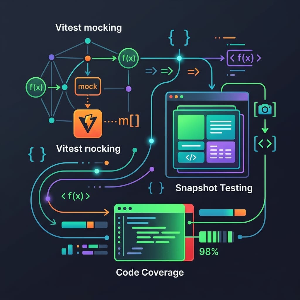 Vitest 심화: 모킹, 스냅샷, 커버리지 전략