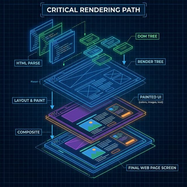 브라우저 렌더링 원리(Browser Rendering): 주소창에 엔터를 치면 일어나는 일