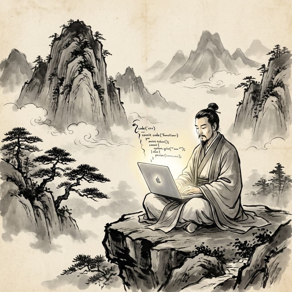 산수화 속 개발자